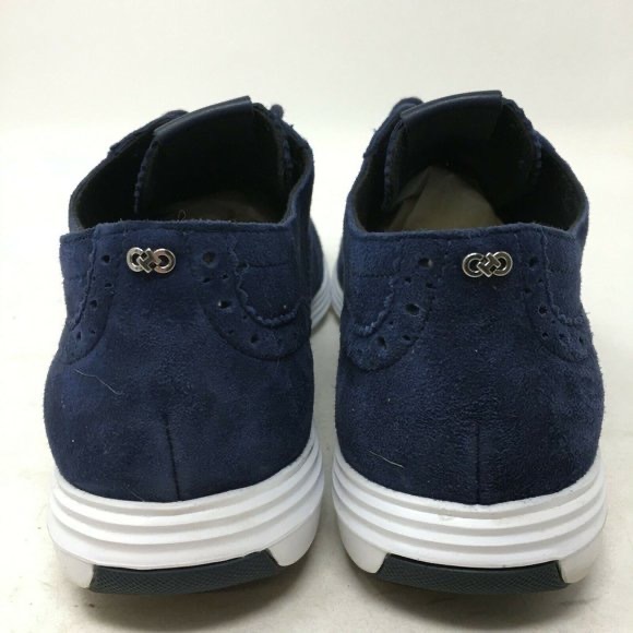Cole Haan | ZERØGRAND Wingtip Oxford in Blazer Blue - Picture 5 of 9